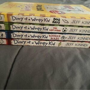 Diary of a Wimpy Kid books 1-4